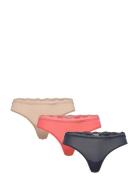 Calvin Klein Thong 3Pk Rosa