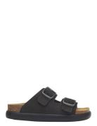 Scholl Sl Noelle Chunky Suede Grey Svart