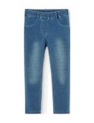 Boboli Fleece Denim Trousers Blå