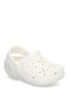 Crocs Classic Floral Cut Out Clog T Vit