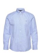Tommy Hilfiger Flex Poplin Gingham Rf Shirt Blå