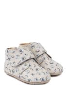 Pom Pom Beginners™ Velcro Print Blå