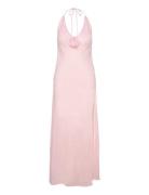 Bardot Aradia Sequin Halter Dress Rosa