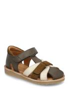 ANGULUS Sandals - Flat - Closed Toe Grön