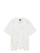 Vero Moda Vmsolvei Mette Ss Top Box Jrs Spe Ga Vit