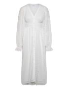 Bubbleroom Broderie Anglaise Midi Dress Vit