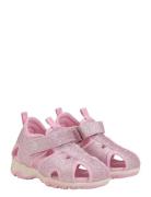 Color Kids Baby Sandals W. Velcro Strap Rosa