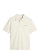 GANT Texture Stripe Polo Kräm