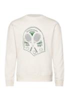 Scotch & Soda Embroidered Chest Artwork Relaxed Fit Sweatshirt Vit