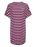 Missya Softness Stripe Big Shirt Lila