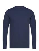 BACKTEE Mens First Skin Round Neck Marinblå