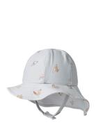 Wheat Uv Sun Hat Bora Blå