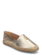 Tommy Hilfiger Th Logo Metallic Leather Espad Guld