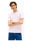 Tommy Hilfiger Ess Seasonal Reg Fit Solid Tee Rosa