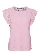 Vero Moda Vmtassa Sl Frill Top Noos Rosa