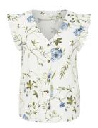 B.young Byfalakka Ruffle Shirt - Kräm