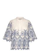 Lollys Laundry Louisell Blouse Ss Beige