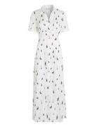Tommy Hilfiger Fluid Vis Boat S/S Shirt Dress Vit
