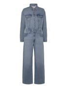 Levi's® Baggy Jumpsuit H125 Med Indigo - Worn In Blå