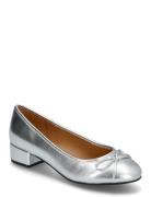 Bianco Biacindy Ballet Flat Faux Leather Silver