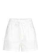 Tommy Jeans Tjw Cotton Linen Short Vit