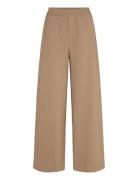 Mango Wide-Leg Jogger Trousers Brun