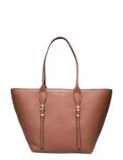 Michael Kors Lg Buckle Tote Brun