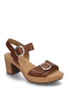 Gabor Ankle-Strap Sandal Brun