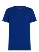 Tommy Hilfiger Essential V-Neck Tee Marinblå
