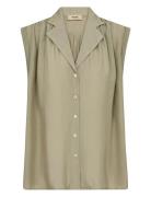 MOS MOSH Mmzuno Sl Blouse Khaki Green