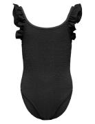 Kids Only Kogwave Structure Swimsuit Acc Svart