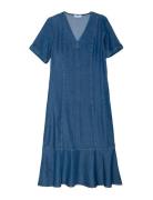 Ivo Nikkolo Woven Dress, Dencel Blå