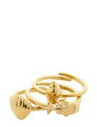 Pilgrim Breeze Rings 3-In-1 Set Guld