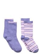 Mango 2 Pack Mixed Socks Lila