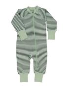Geggamoja Pyjamas Two Way Zipper Grön