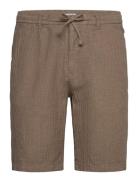 Lindbergh Linen Blend Herringb Short Brun