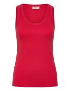 FREE/QUENT Top From Freequent In A Soft, Ribbed Material. The Top Has ...