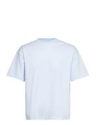 Weekday Great Boxy Heavyweight T-Shirt Blå