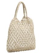Pieces Pctaniliana Crochet Shopper Beige