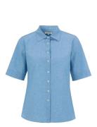 Newhouse Corfu Linen Shirt Blå