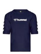 Hummel Hmlfiji Swim Tee Marinblå