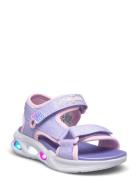 Skechers Girls Sola Glow Sandal Lila