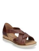 Gabor Wedge Sandal Brun
