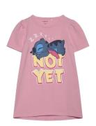 Name It Nmfasta Stitch Ss Nightgown Wdi Rosa