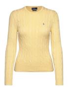 Polo Ralph Lauren Cable-Knit Cotton Crewneck Sweater Gul