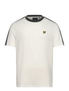 Lyle & Scott Contrast Taped T-Shirt Vit