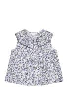 Mango Blouse .-- Gadeab Marinblå