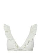 Pieces Pclada Bikini Top Sww Bc Vit