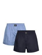 BOSS 2P Boxer S. Cw Peach Blå