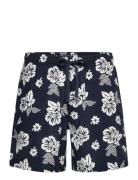 Tommy Jeans Tjm Slub Aop Beach Short Ext Marinblå